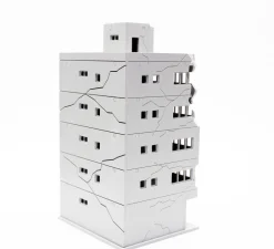 1/100 Destroyed Building 4