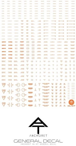 DL-07 Decals Limited Orange