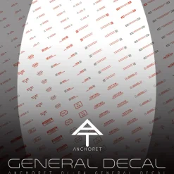 DL-04 Warning Decals Red/Grey
