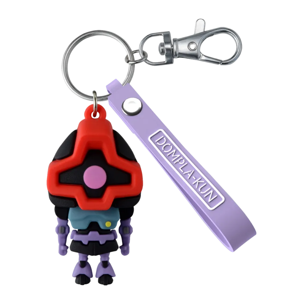 Dompla-kun 3D Rubber Mascot Keychain