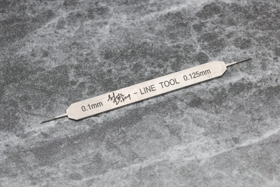 Double-Sided Panel Liner Tool (Dual-Width) - 0.1mm - 0.125mm