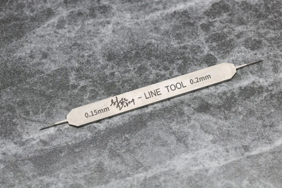 Double-Sided Panel Liner Tool (Dual-Width) - 0.1mm - 0.125mm