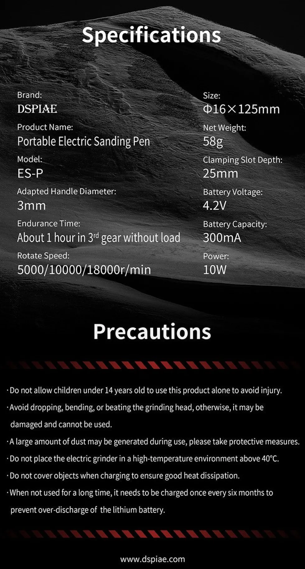 ES-P Portable Electric Sanding Pen