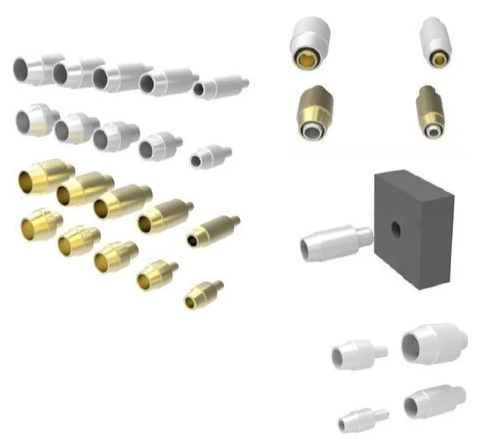 EZ Gun Muzzle Regular Silver (10 pcs) - 1.0mm