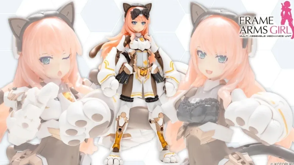 Frame Arms Girl Durga I Cat Armor Ver. -Calico-