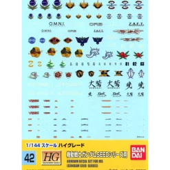 GD-42 HG Gundam Seed Multiuse Decals