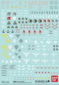 GD-107 HG Gundam UC 1 Decals