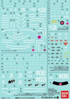 GD-119 HG Mobile Suit Gundam The Origin 3 Decals