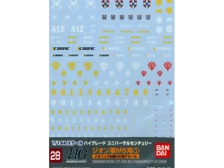 GD-28 HGUC Zeon 1 Decals
