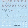 GD-130 RG Force Impulse Gundam Decals