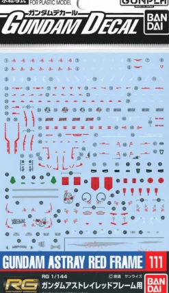 GD-111 RG Gundam Astray Frame Decals