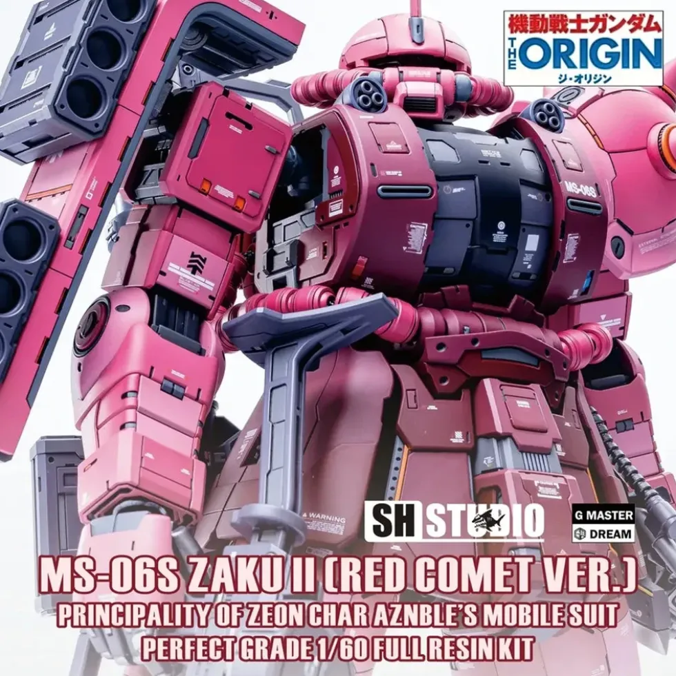 GMD 1/60 GTO MS-06S Zaku II (Red Comet Ver.)