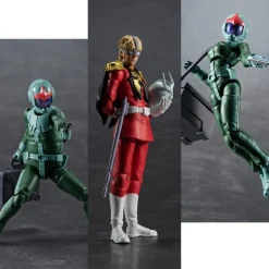 G.M.G. Mobile Suit Gundam Principality of Zeon Infantry Soldier & Char Aznable Figure Set