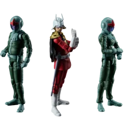 G.M.G. Mobile Suit Gundam Principality of Zeon Infantry Soldier & Char Aznable Figure Set
