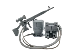 1/100 GM Sniper Beam Rifle and Generator (Resin Accessory)