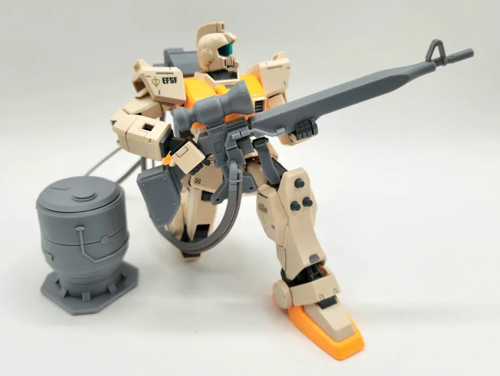 1/100 GM Sniper Beam Rifle and Generator (Resin Accessory)