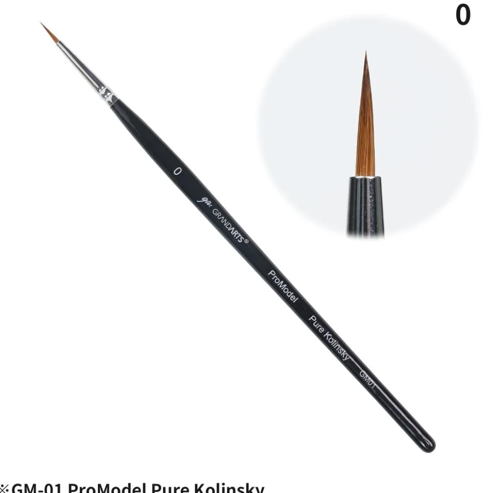 GrandArts x Madworks GM01 Pure Kolinsky Brush Set