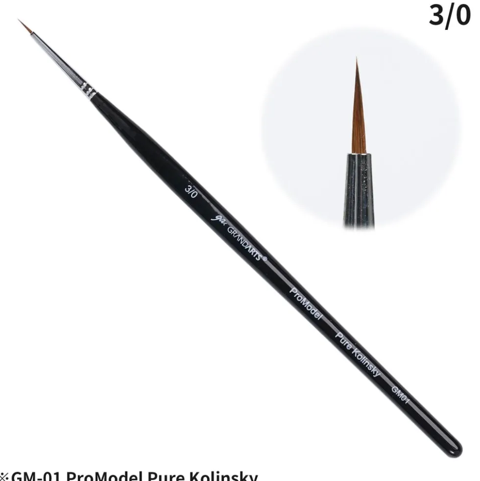 GrandArts x Madworks GM01 Pure Kolinsky Brush Set