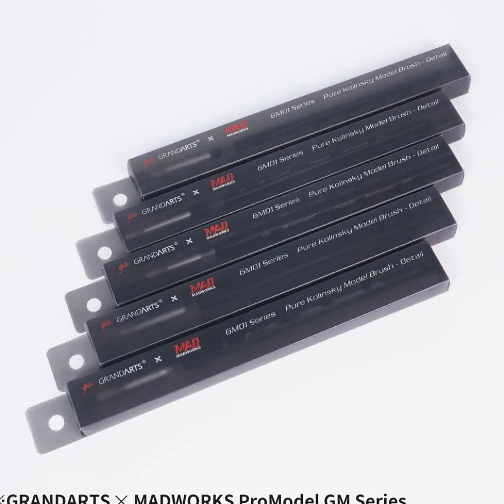 GrandArts x Madworks GM01 Pure Kolinsky Brush Set