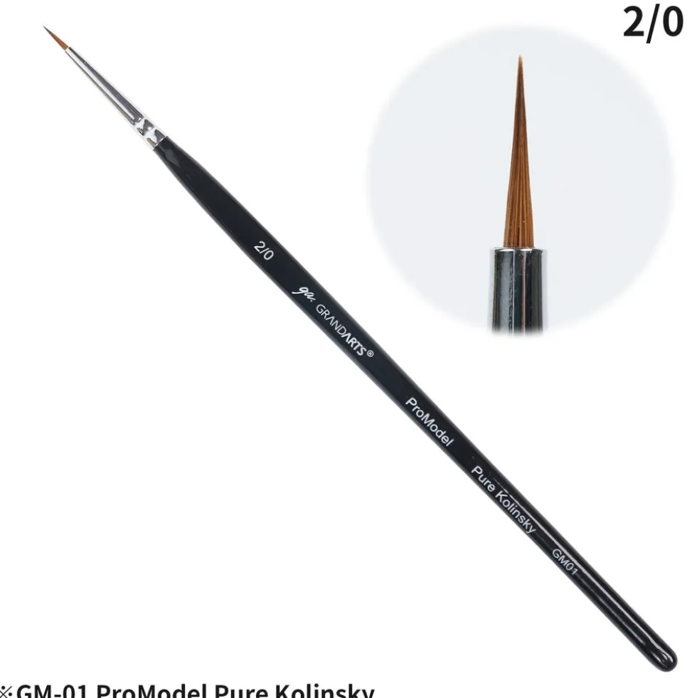 GrandArts x Madworks GM01 Pure Kolinsky Brush Set