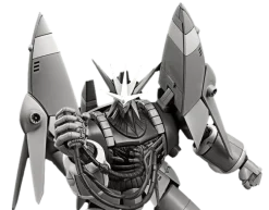 1/1000 Gunbuster Black Hole Starship Black and White (Limited Edition)