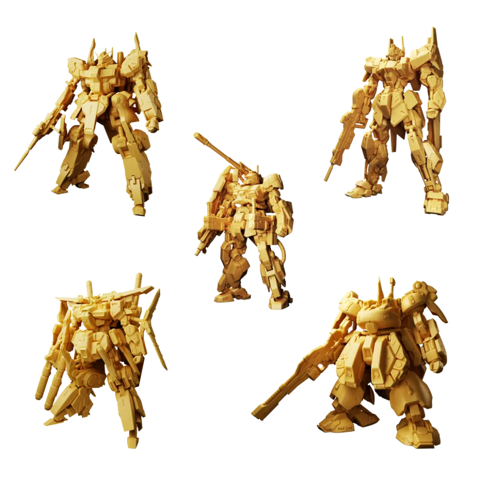 Gundam Artifact 5 Full Set (5 pieces)