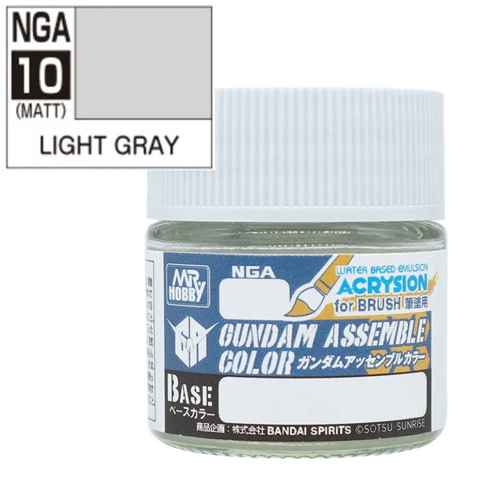 Gundam Assemble Color NGA10 Light Gray 10ml