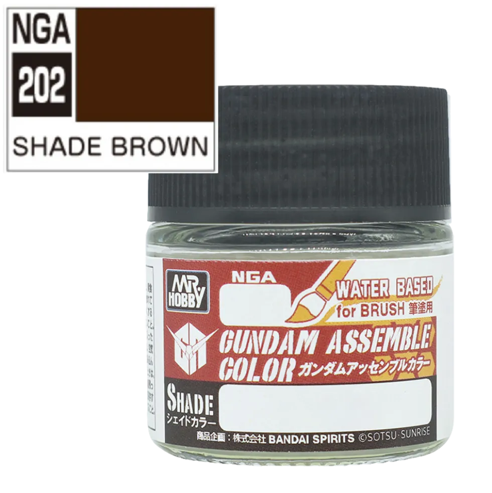 Gundam Assemble Color NGA202 Shade Brown 10ml