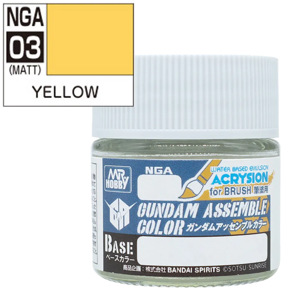 Gundam Assemble Color NGA03 Yellow 10ml