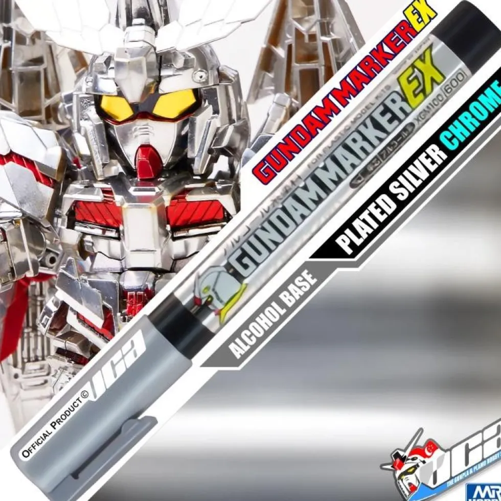 Gundam Marker EX XGM100 Plated Silver