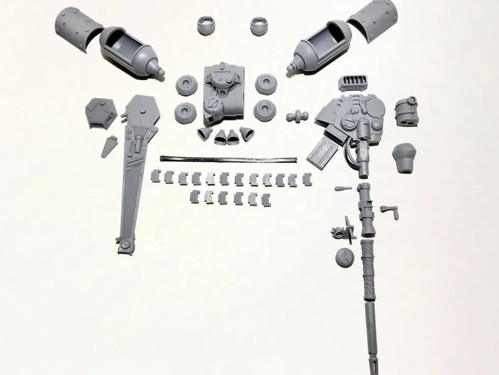 Heavy Armament Backpack (1/100 Resin Kit)