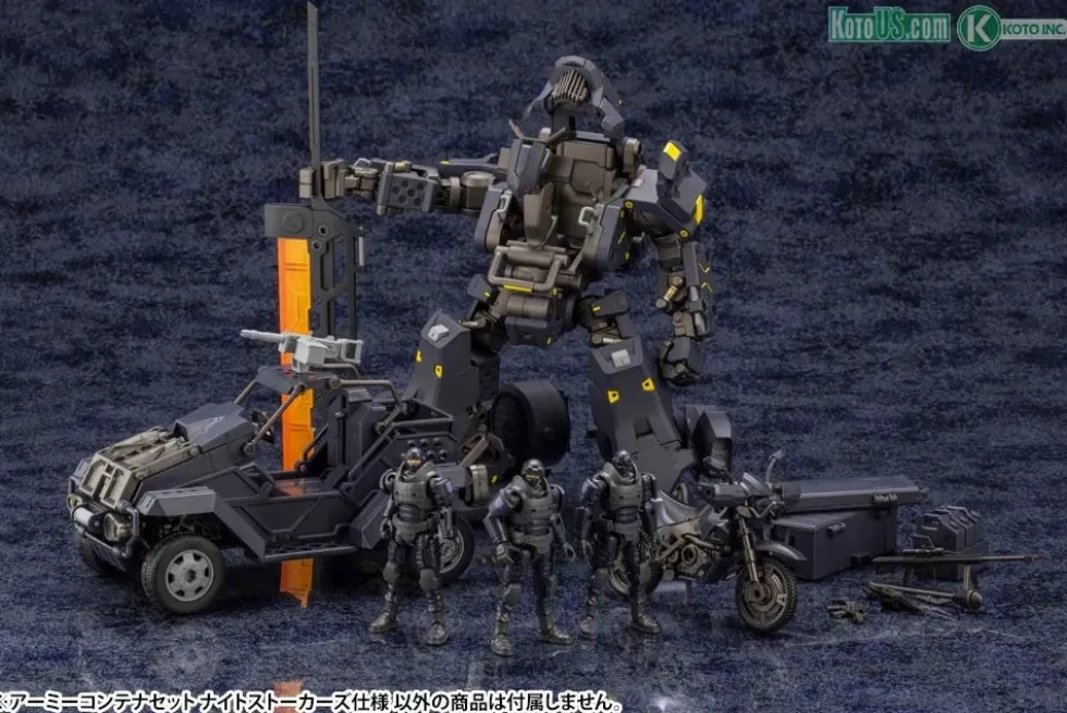 Hexa Gear Army Container Set Night Stalkers Ver.