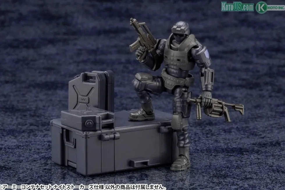 Hexa Gear Army Container Set Night Stalkers Ver.