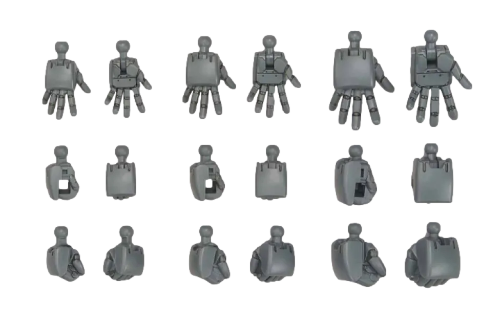 HGBC 044 Build Hands (Maru) SML