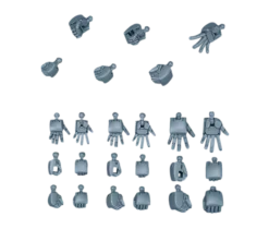 HGBC 025 Jigen Build Knuckles (Round)