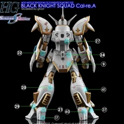 HG Black Knight Squad Cal-re.A Decals