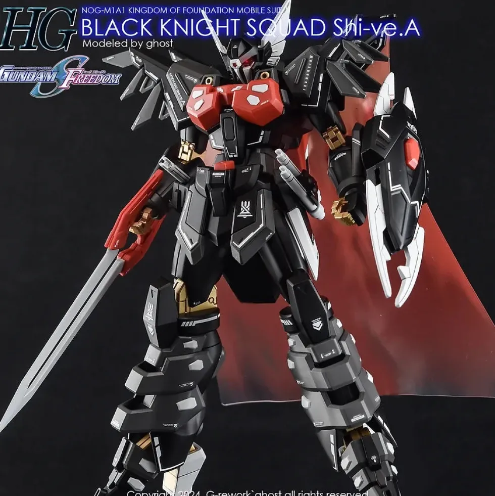 HG Black Knight Squad Shive.A Decals