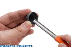 HG file horizontal slide type (half round/rough)