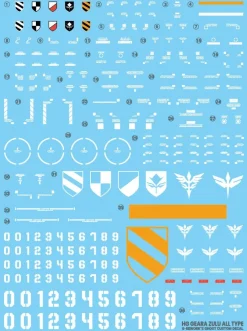 HG Geara Zulu Decals