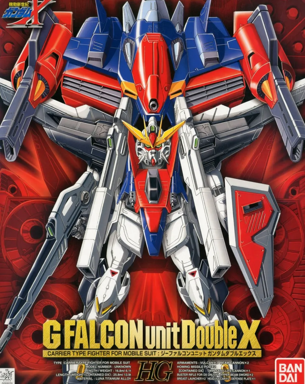 HG 1/100 G-Falcon Unit Gundam Double X (Vintage)