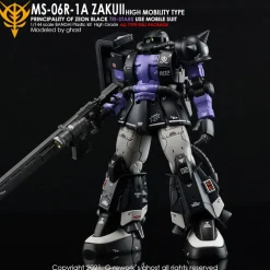 HGGTO MS-06R-1A Zaku II (Black Tri-Stars Full Set) Decals