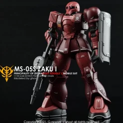 HGGTO MS-05 Zaku I (Char Aznable) Decals