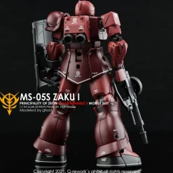 HGGTO MS-05 Zaku I (Char Aznable) Decals