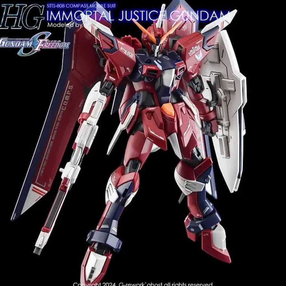 HG Immortal Justice Gundam Decals