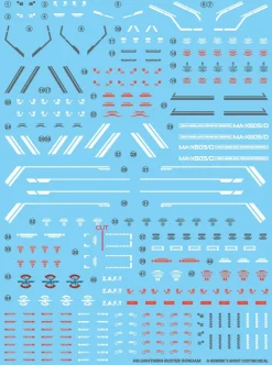 HG Lightning Buster Gundam Decals