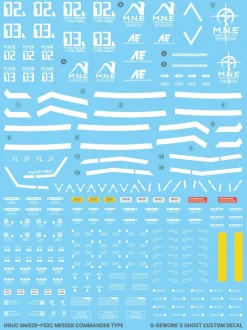 HG Messer Commander Type-F02 Decals