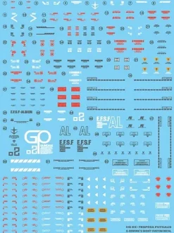 HG RX-78 GP02A Physalis Decals