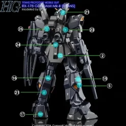 HG RX-178 Gundam Mk-II [TITANS] Decals