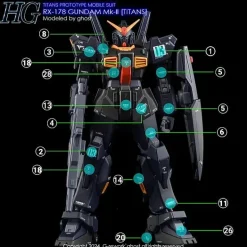 HG RX-178 Gundam Mk-II [TITANS] Decals