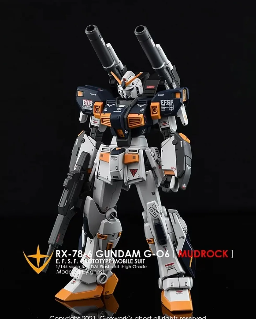 HG RX-78-06 Mudrock Decals